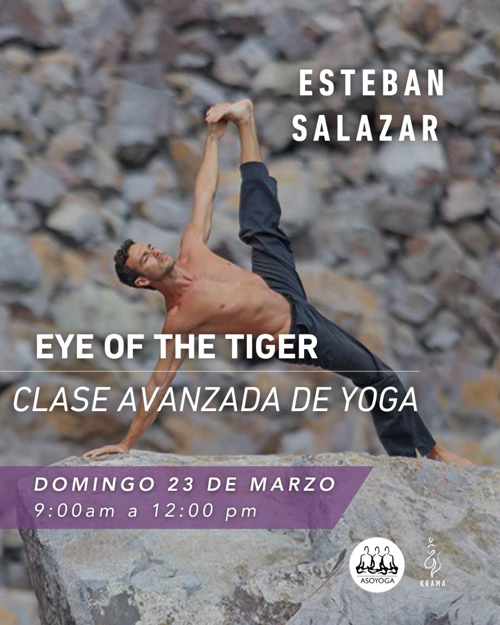 Eye of the Tiger: Clase Avanzada de Yoga